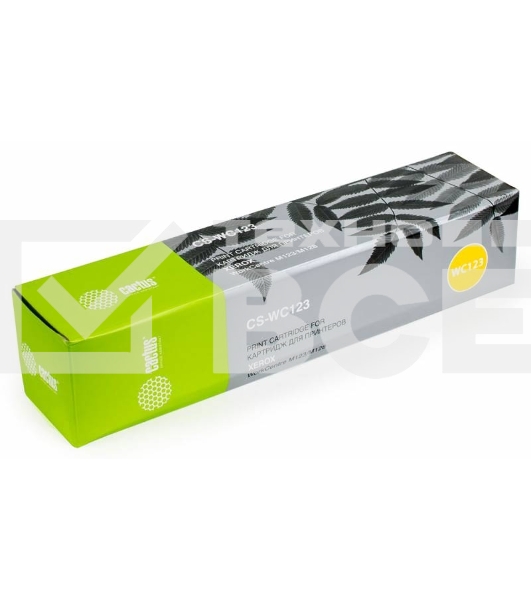 Картридж лазерный Cactus CS-WC123 (006R01182) черный (30000 стр.) для Xerox WorkCentre M123/ M128