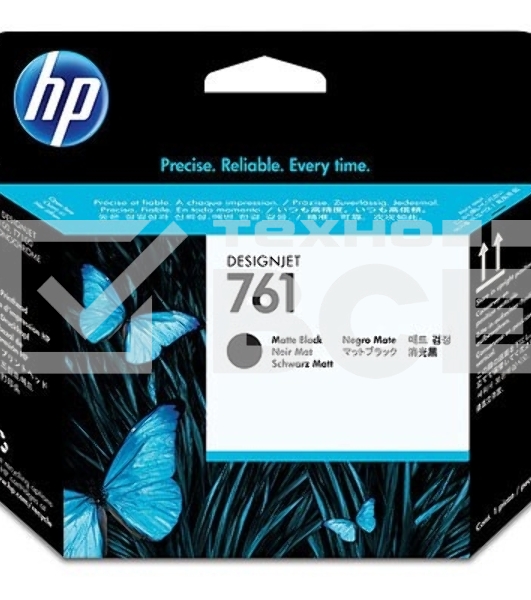 Картридж струйный HP 761 CH648A черный матовый печатающая головка для HP DJ T7100