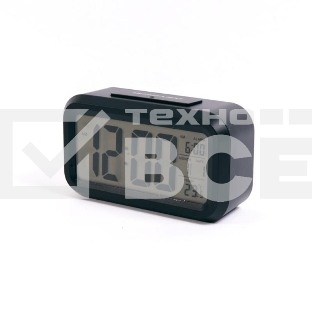 Часы настольные электронные Сигнал EC-137B черный