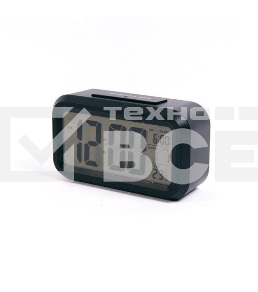 Часы настольные электронные Сигнал EC-137B черный