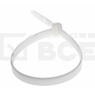 Хомут-стяжка кабельная нейлоновая Rexant 450 x7,6 мм, белая, упаковка 100 шт.