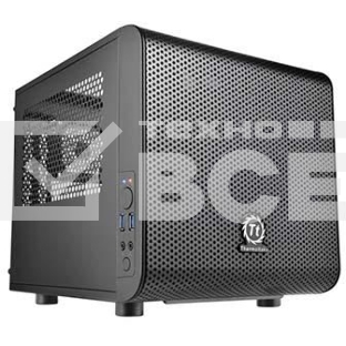 Компьютерный корпус Case Tt Core V1 CA-1B8-00S1WN-00 mATX/ win/ black/ USB3.0/ no PSU
