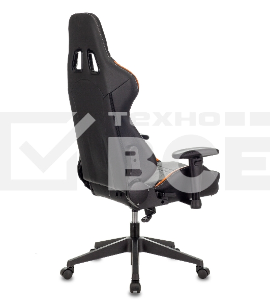 Кресло игровое Zombie VIKING 5 AERO черный/оранжевый искусственная кожа с подголов. крестовина пластик
