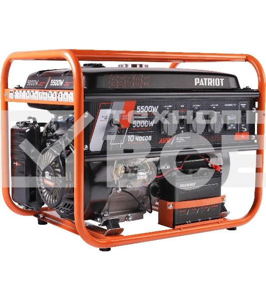 Электрогенератор бензиновый Patriot GRS 6500E, 5.5 кВт, 75 дБ, 76 кг