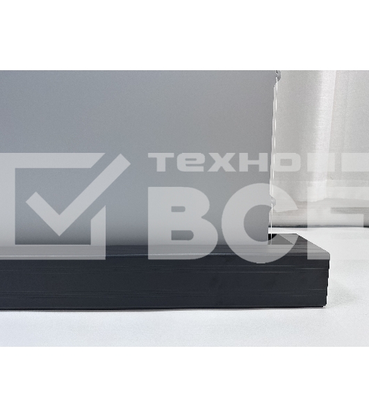 Экран для проектора S'OK SFE-296x165-BK 100'' 4K, напольный с электроприводом, полотно Nanometallic, черный