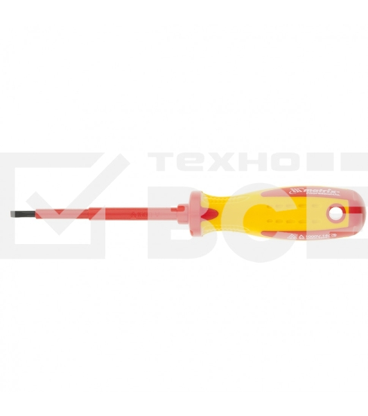 Отвертка Insulated, PH1 x 75 мм, CrMo, до 1000 В, двухкомп. рукоятка Matrix