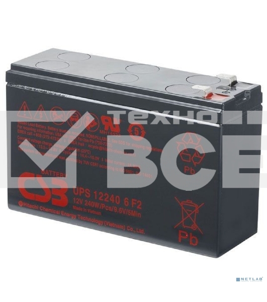 Батарея для ИБП CSB UPS122406 12В 240Вт