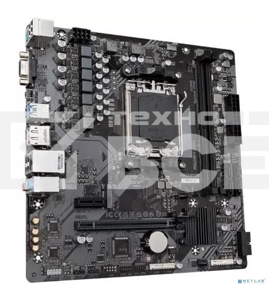 Материнская плата Gigabyte A620M S2H, Micro-ATX, AM5, AMD A620, 2xDDR5, 4xSATA, 1xM.2, 1xPCI-E 4.0 x16, 1xDP, 1xHDMI, 1xVGA, 1x1Gb LAN, 2xUSB 3.2 Gen 1, 4xUSB 2.0, 3x3.5mm, 7.1, mATX