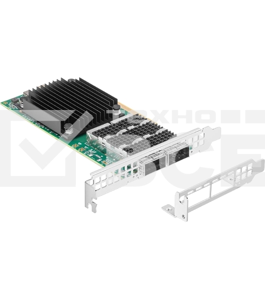 Сетевая карта MELLANOX ConnectX-6 Dx EN adapter card, 100GbE, Dual-port QSFP56, PCIe 4.0 x16, No Crypto, Tall Bracket
