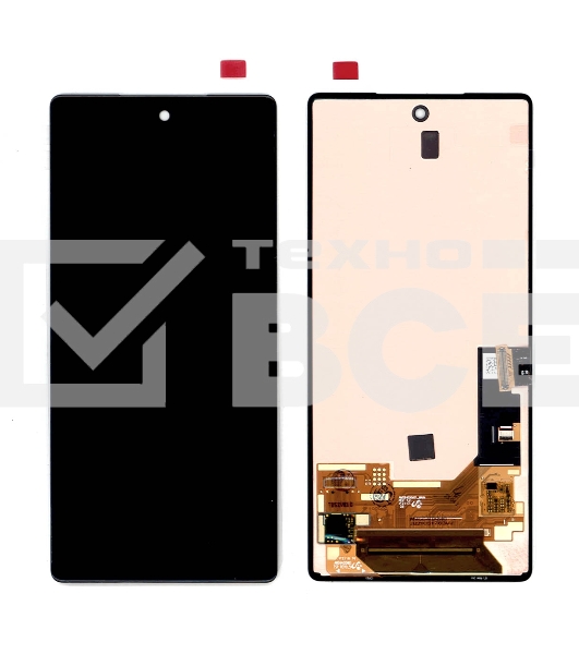 Дисплей (модуль) для Google Pixel 6 в сборе с тачскрином OLED черный
