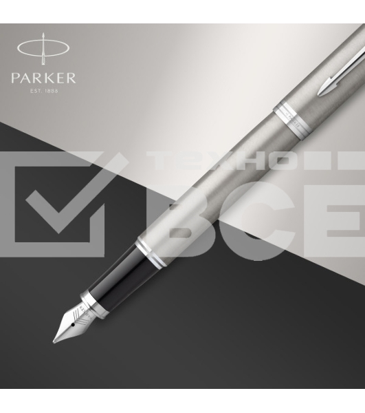 Набор ручек Parker IM Core FK221 (2183058) Stainless Steel CT M сталь нержавеющая подар.кор. ручка перьевая, ручка шариковая