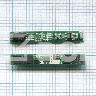 Контроллер заряда-разряда (PCM) для Li-Pol, Li-Ion батареи 3,7В 28x4mm 3pin