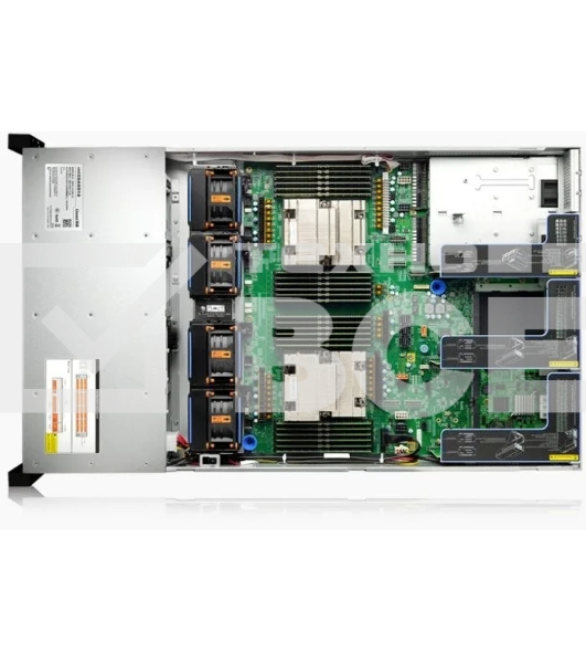 Серверная платформа/ Gooxi SR201-D12R-NV-G2 2U 12 bay server with NVME bp,based on AMD 9004 2 riser cards of PCIe5.0(X32 to x16x16)  2x rear SAS/SATA 2x rear NVME 1300W 1+1 PSU EU power cables rail kit