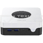 Компьютер Chuwi LarkBox X Intel N-series N150(0.8Ghz)/12288Mb/512SSDGb/Int:Intel UHD Graphics/BT/WiFi/war 1y/0.4kg/Grey+White/Win11Home + USB2.0*2/USB3.2*2/Type-C*1/HDMI*1/DP*1/RJ45*2/WIFI6,BT5.2/bracket, фото5