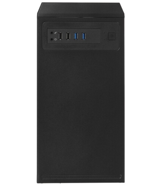 Компьютерный корпус c блоком питания 450 Ватт/Case Foxline FL-302-FZ450-U32 ATX case, black, w/PSU 450W 8см, w/2xUSB 2.0+2xUSB 3.0, w/pwr cord, w/o FAN