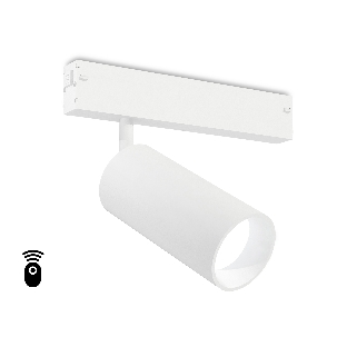 Управляемый светодиодный светильник для шинопровода Magnetic Ambrella light GL1221 WH белый IP20 18W 3000K-6400K 220V 36° D55*120 (Без ПДУ)