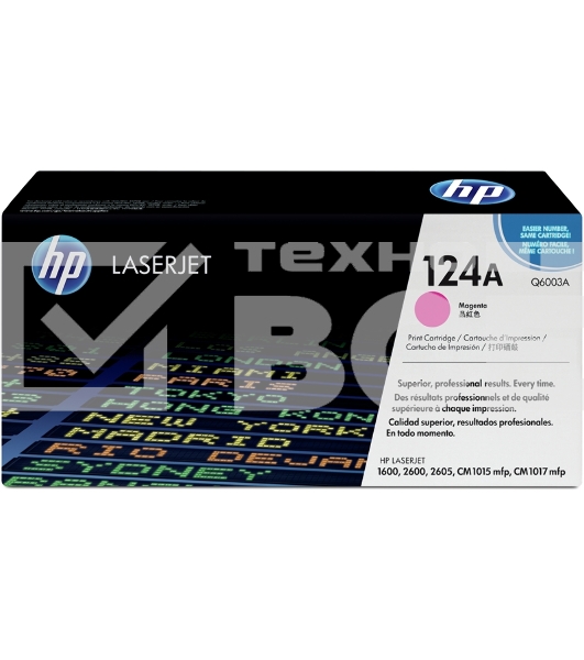 Картридж лазерный HP Q6003A пурпурный для Color LaserJet 2600 2000стр.