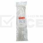 Хомут-стяжка кабельная нейлоновая Rexant 450 x7,6 мм, белая, упаковка 100 шт., фото2