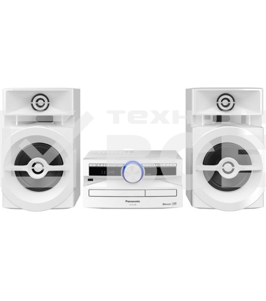 Минисистема Panasonic SC-UX100EE-W белый 300Вт/CD/CDRW/FM/USB/BT