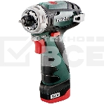 Дрель-шуруповерт Metabo PowerMaxx BS 600984500, Аккумуляторный, 12В, 2 АКБ, Кейс, фото3