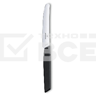 Нож кухонный Victorinox Swiss Modern (6.9003.11) стальной столовый лезв.110мм прямая заточка черный