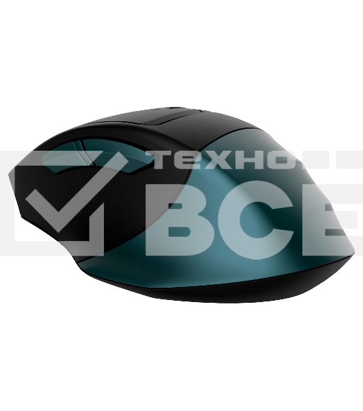 Мышь беспроводная A4Tech Fstyler FB35C зеленый/черный, 2000 dpi, радиоканал, Bluetooth, USB, кнопки - 6