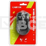 Мышь проводная Canyon CM-02 черный, 1000 dpi, USB, кнопки - 3, фото 1
