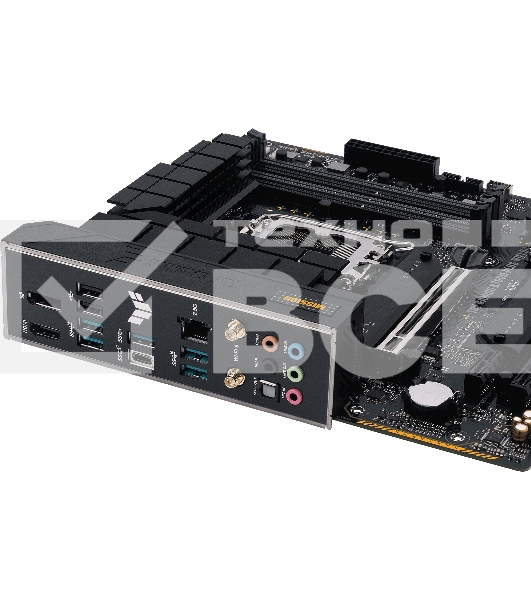 Материнская плата ASUS TUF GAMING B760M-PLUS WIFI D4, LGA 1700, Intel B760, 4xDDR4, 4xSATA, 2xM.2, 1xPCI-E 5.0 x16, 1xPCI-E 4.0 x4, 1xUSB-A 3.2 Gen 1, 4xUSB-A 3.2 Gen 2, 2xUSB 2.0, 1xUSB-C 3.2 Gen 2x2, 1x2.5Gb LAN, 5x3.5 мм, 7.1, Wi-Fi 6, Bluetooth 5.2, M