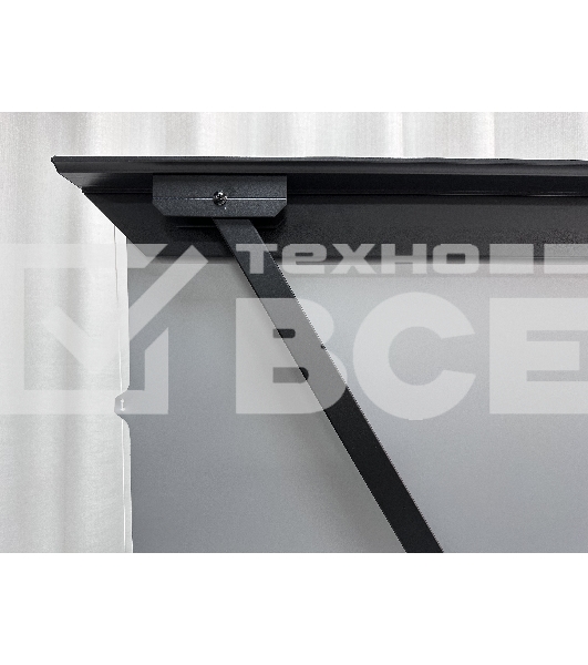 Экран для проектора S'OK SFE-296x165-BK 100'' 4K, напольный с электроприводом, полотно Nanometallic, черный