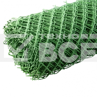 Заборная решетка Россия в рулоне 1,5x25 м ячейка 70x58 мм - хаки 64535