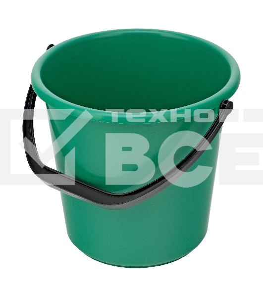 Ведро пластмассовое круглое 10 л, Home Palisad