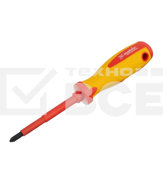 Отвертка Matrix Insulated, PH2 x 100 мм, CrMo, до 1000 В, двухкомп.рукоятка