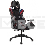 Кресло игровое Бюрократ VIKING 4 AERO RUS белый/синий/красный/черный, искусст. кожа/ткань, две подушки, фото7