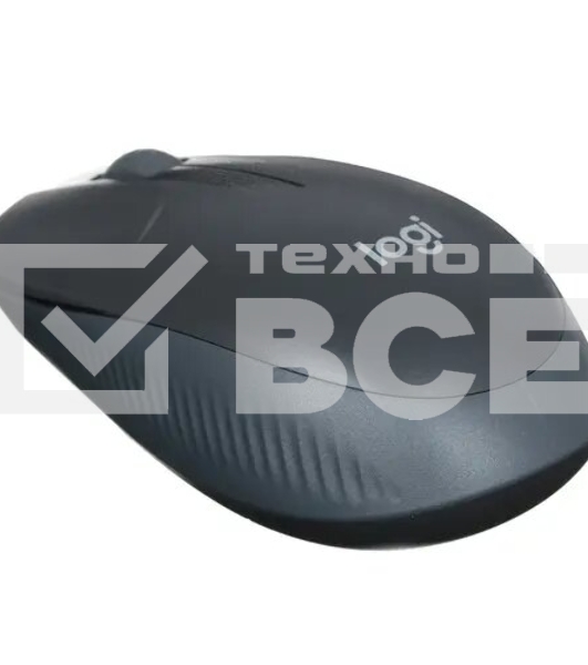 Мышь беспроводная Logitech M190 черный/серый, 1000 dpi, радиоканал, USB, кнопки - 3