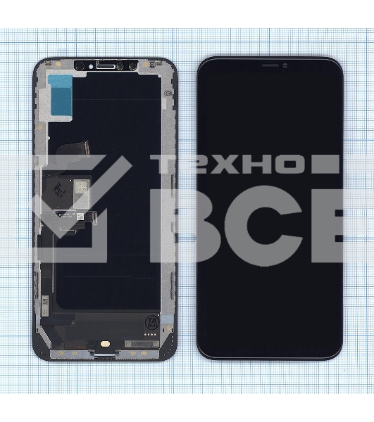 Дисплей для iPhone XS MAX в сборе с тачскрином (Foxconn), черный