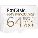 Флеш карта microSD 64GB SanDisk microSDXC Class 10 UHS-I U3 V30 High Endurance Video Monitoring Card, фото4