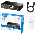 Коммутатор Cudy FS1010P (L2) 10x100Мбит/с 8PoE+ 120W неуправляемый, фото6