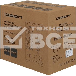 Источник бесперебойного питания Ippon Innova TBE 3000 2700Вт 3000ВА черный