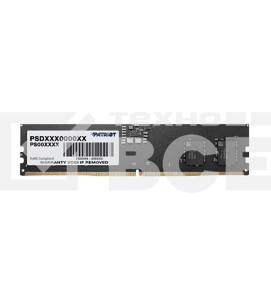 Оперативная память Patriot Signature, DDR5, 16GB (1x16 GB), 5200 MHz, CL42