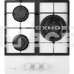 Варочная поверхность Monsher MGG 43 Blanc, газ, High-Tech, 45 см, автоматический электроподжиг, газ-контроль, форсунки под сжиженый газ, SABAF конфорки, чугунные решетки, белый, фото5