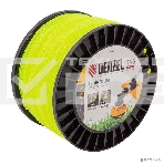 Леска для триммера Denzel витой квадрат, 2,7мм х 196м, на DIN катушке FLEX CORD, фото2