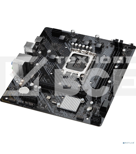 Материнская плата ASRock H610M-H2/M.2, LGA 1700, Intel H610, 2xDDR4, 4xSATA, 1xM.2, 1xPCIe 4.0 x16, 1xPCIe 3.0 x1, 2xHDMI, 1x1Gb LAN, 4xUSB-A 3.2 Gen 1, 2xUSB-A 2.0, 7.1, Micro ATX