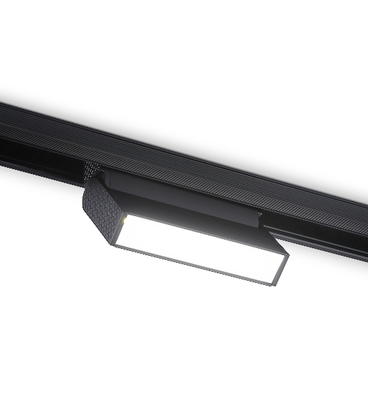 Светильник трековый светодиодный GL4059 BK черный IP20 6W 4200K 48V 115*22*105