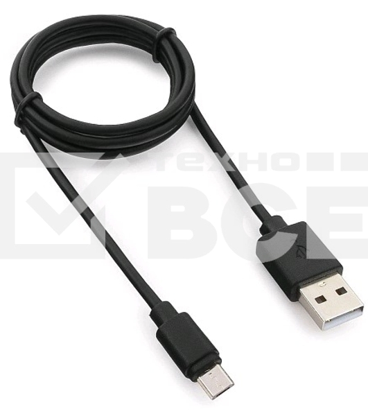 Кабель Гарнизон Кабель USB 2.0 Pro, AM/microBM 5P, 1м, черный, пакет (GCC-mUSB2-AMBM-1M)