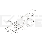 Наконечник ТМЛ 16–6–6 (16 мм² - Ø 6 мм) ГОСТ 7386-80 (в упак. 5 шт.) Rexant, фото3