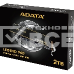 Накопитель SSD ADATA LEGEND 960, 2Tb, PCIe 4.0 x4, M.2 2280, NVMe, R/W 7400/6800, с радиатором, фото8