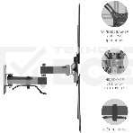 Кронштейн для телевизора Kromax CORBEL-7 черный 22