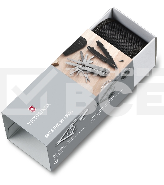 Мультитул Victorinox Swiss Tool MX (3.0327.MN) 115мм 26функц. чехол нейлоновый серебристый подар.коробка