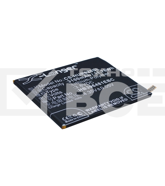 Аккумулятор CameronSino CS-HUR620SL HB396481EBC для Huawei Ascend G7 Plus3.8V / 3100mAh / 11.78Wh
