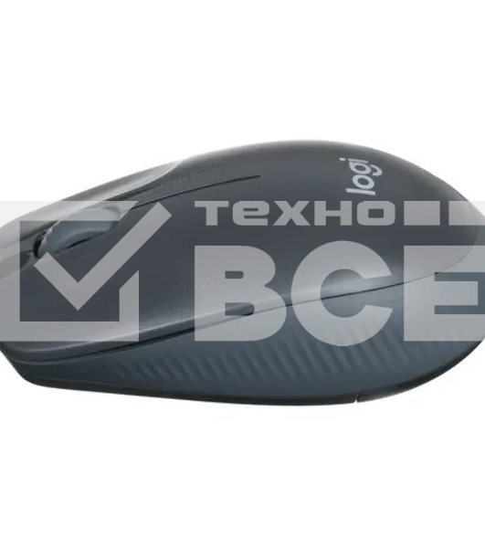 Мышь беспроводная Logitech M190 черный/серый, 1000 dpi, радиоканал, USB, кнопки - 3
